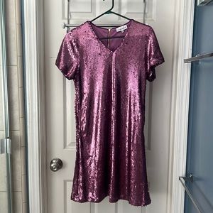 Pink Desert Small pink sequin dress